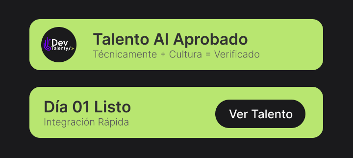 Talento AI validado y listo para resultados